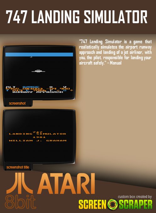 747 Landing Simulator - Dos