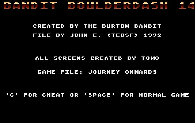 Bandit Boulderdash 14