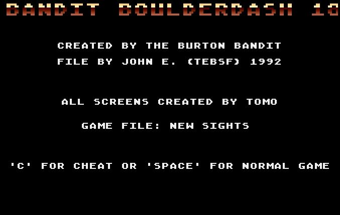 Bandit Boulderdash 18