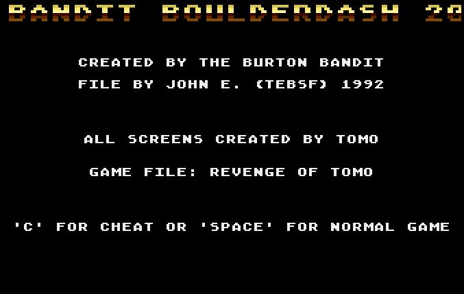 Bandit Boulderdash 20