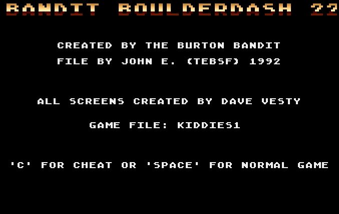 Bandit Boulderdash 22