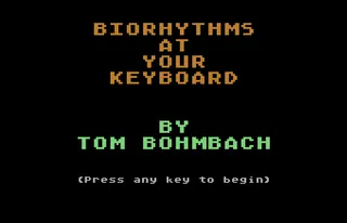 Basic Biorhythms