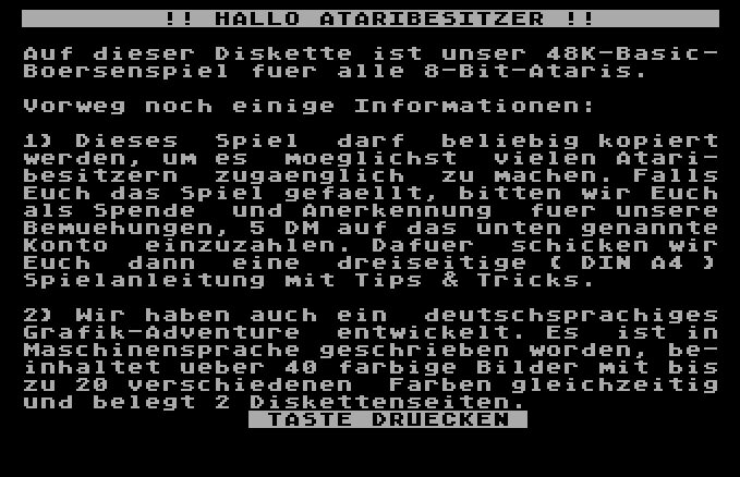 Boersenspiel