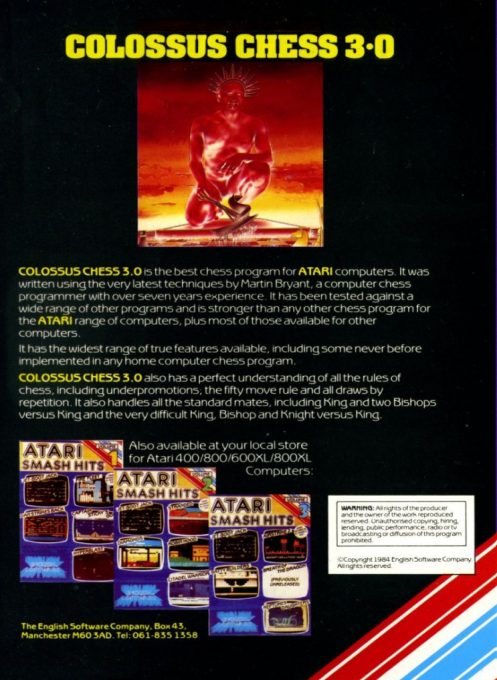 Colossus Chess 4.0 - Dos