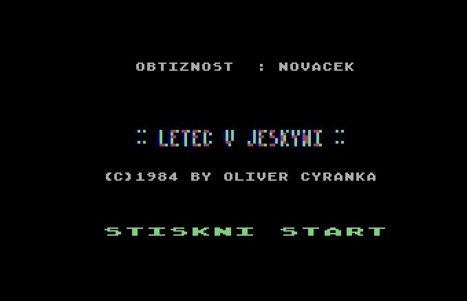 Letec v jeskyni