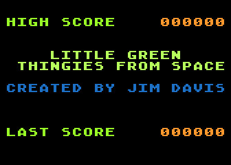 Little Green Thingies from Space