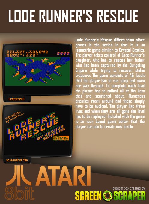 Lode Runner's Rescue - Dos