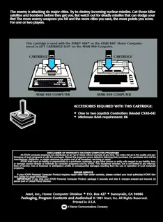 Missile Command - Dos