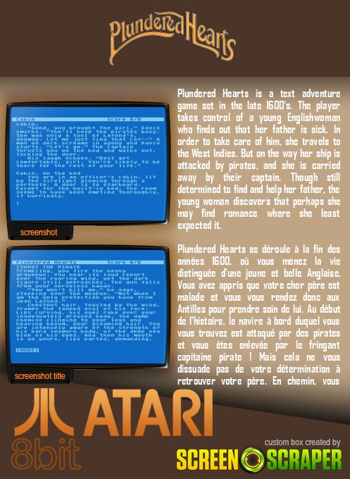 Plundered Hearts dos