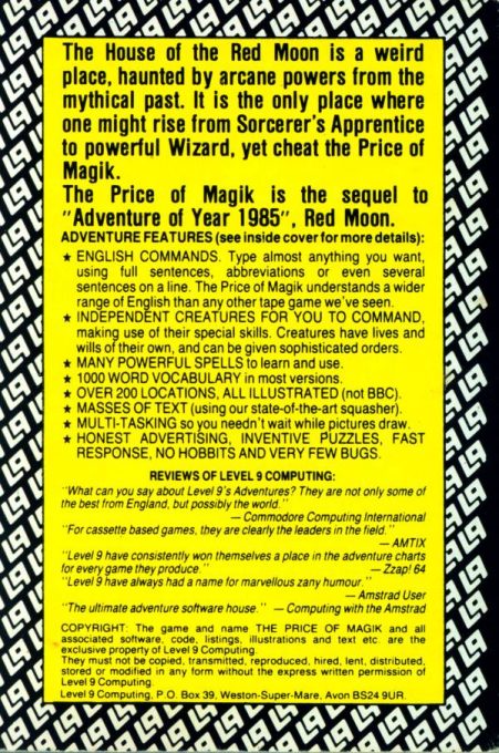 The Price Of Magik dos