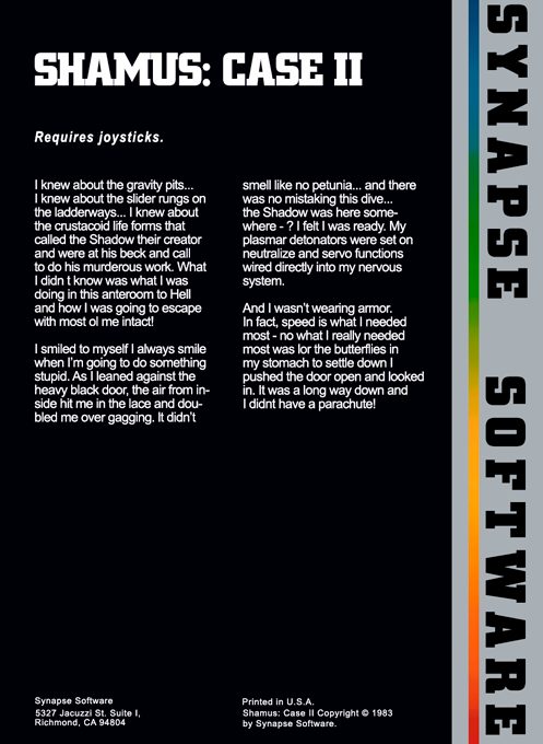 Shamus - Case II dos