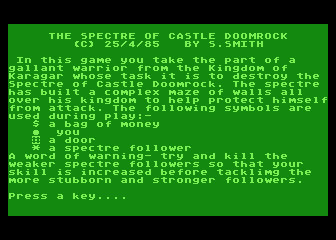 Spectre of Castle Doomrock