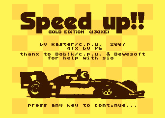 Speed Up!! Gold Edition