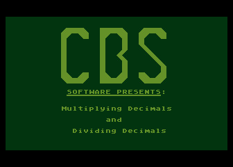 Success with Math Decimals Multiplication and Division