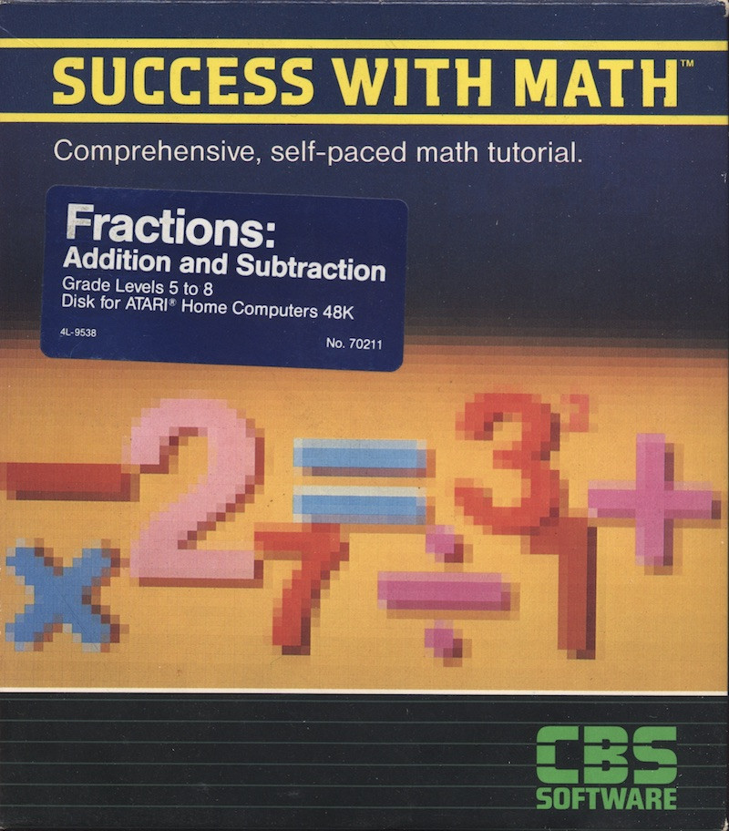 Success with Math Fractions Addition and Subtraction