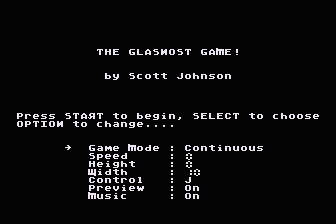 The Glasnost Game