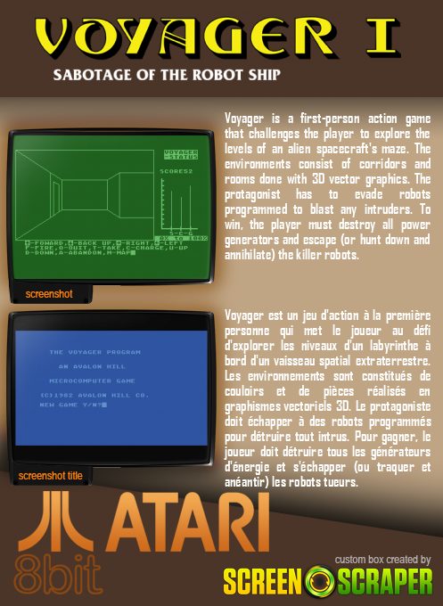 Voyager I : Sabotage of the Robot Ship dos