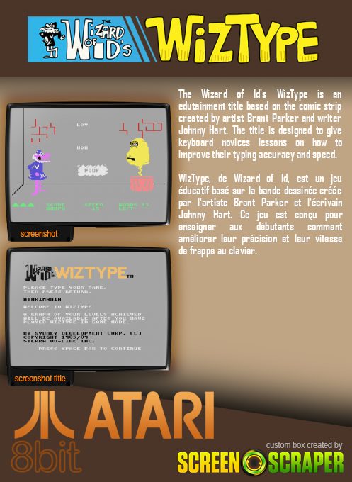 Wizard of Id's Wiztype dos