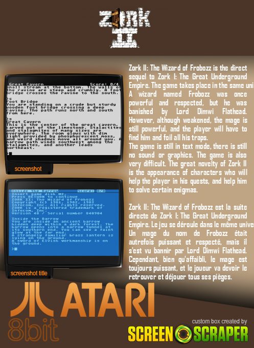Zork II : The Wizard of Frobozz dos