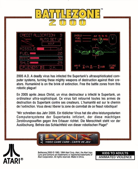 Battlezone 2000 - Dos