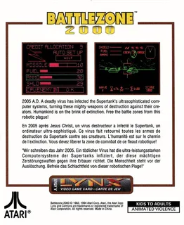 Battlezone 2000 - Dos