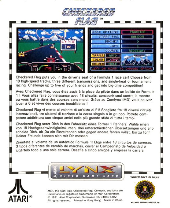 Checkered Flag - Dos