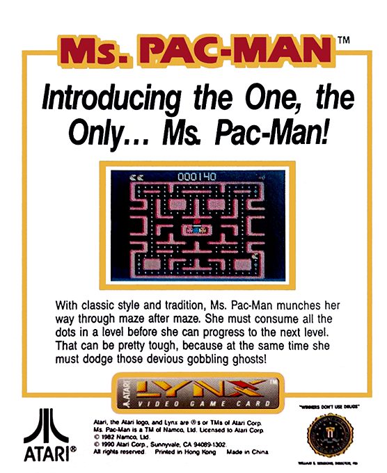 Ms. Pac-man dos