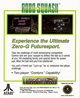 Robo-Squash - Dos