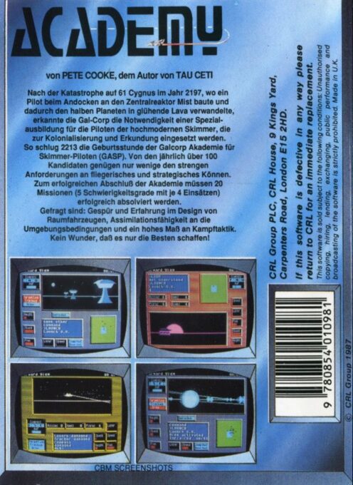 Academy - Tau Ceti II - Dos