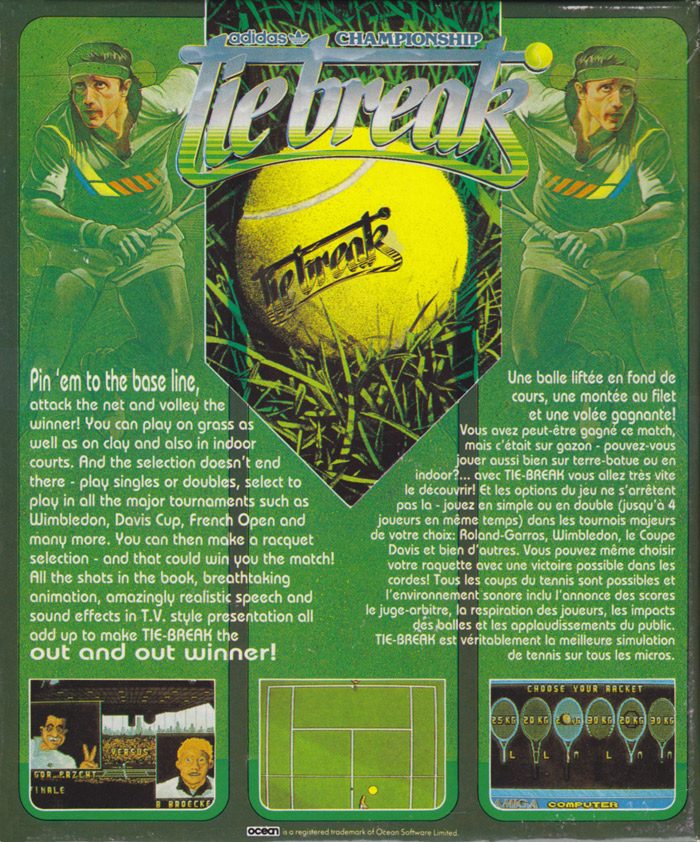 Adidas Championship Tie-Break - Dos