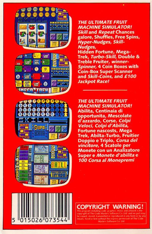 Advanced Fruit Machine Simulator - Dos