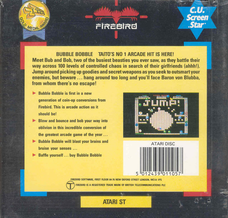 Bubble Bobble 2 - Extended Screens - Dos