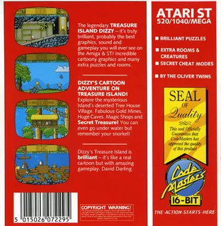 Dizzy 2 - Treasure Island Dizzy - Dos