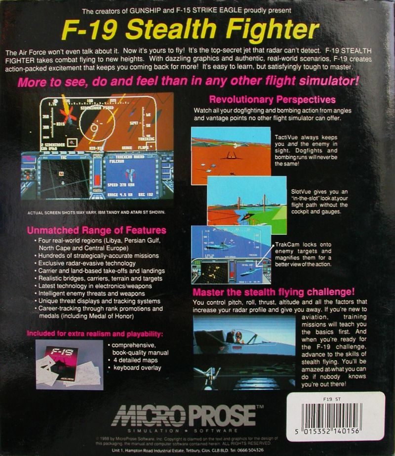 F-19 Stealth Fighter - Dos