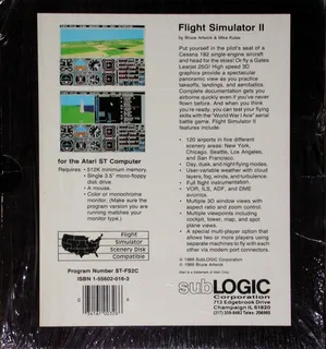 Flight Simulator II - Dos