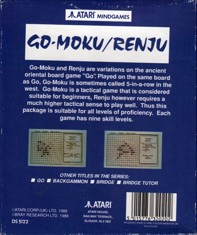 Go-Moku And Renju - Dos