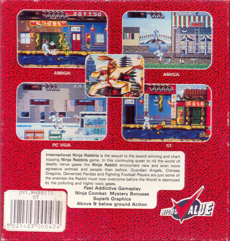 International Ninja Rabbits - Dos