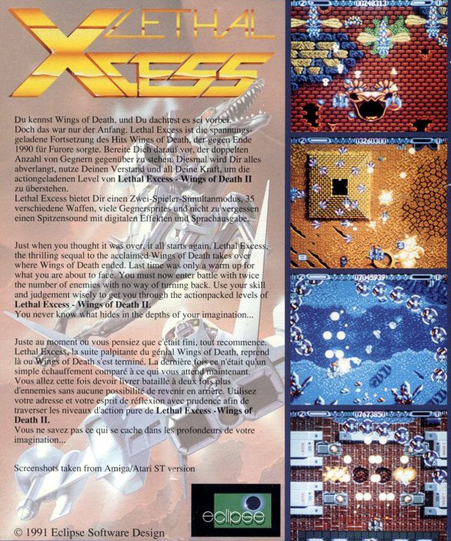 Lethal Xcess - Wings Of Death 2 - Dos