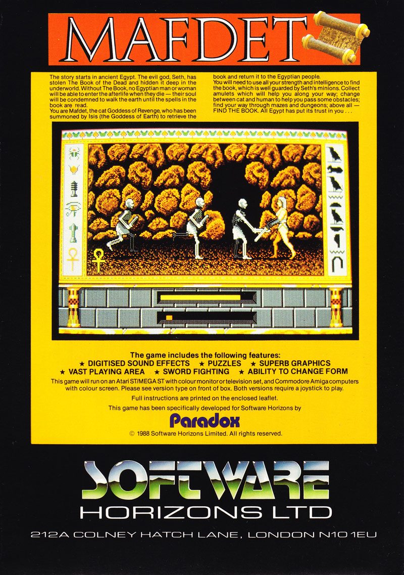 Mafdet And The Book Of The Dead - Dos