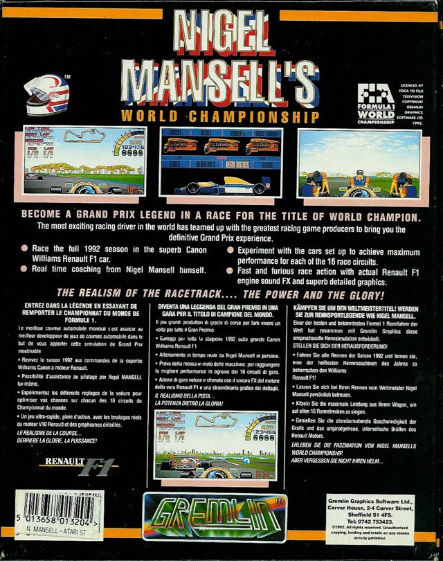Nigel Mansell's World Championship dos