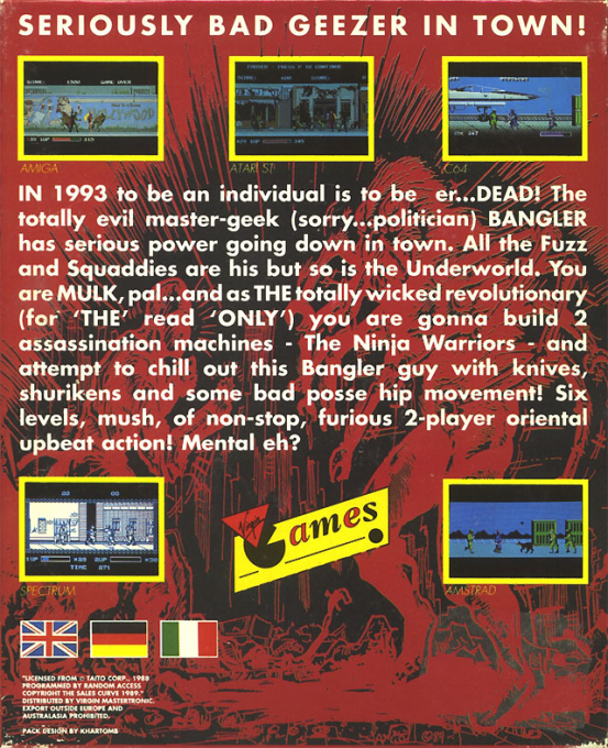 The Ninja Warriors - Dos