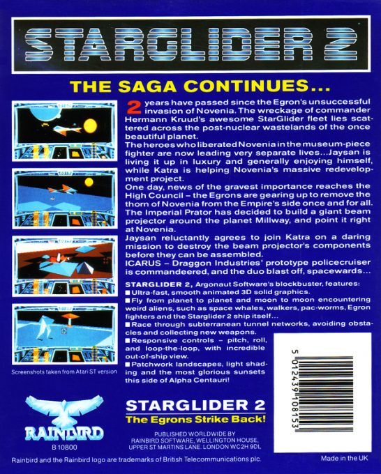 Starglider II - Dos