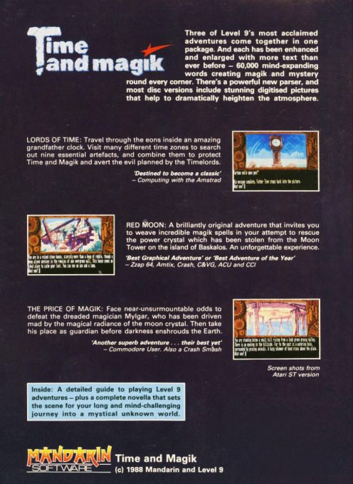 Time And Magik - Dos