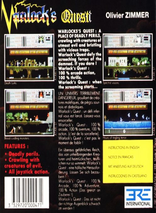 Warlock's Quest - Dos