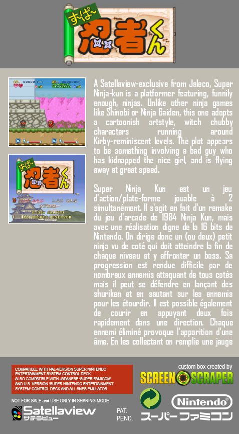 Jaquette arrière