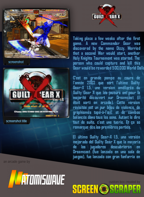 Guilty Gear X Ver. 1.5 - Dos