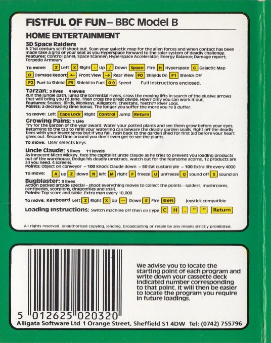 3D Space Raiders - Dos