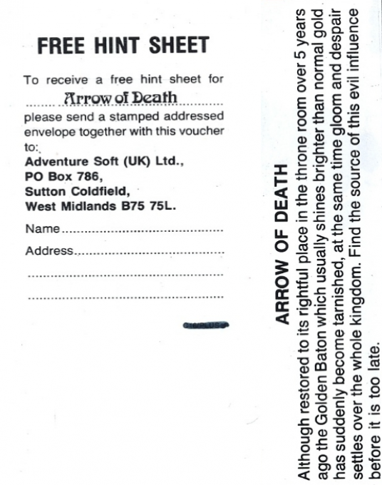 Arrow of Death: Part II - Dos