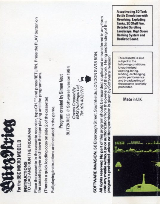 Blitzkrieg - Mono Color - Dos