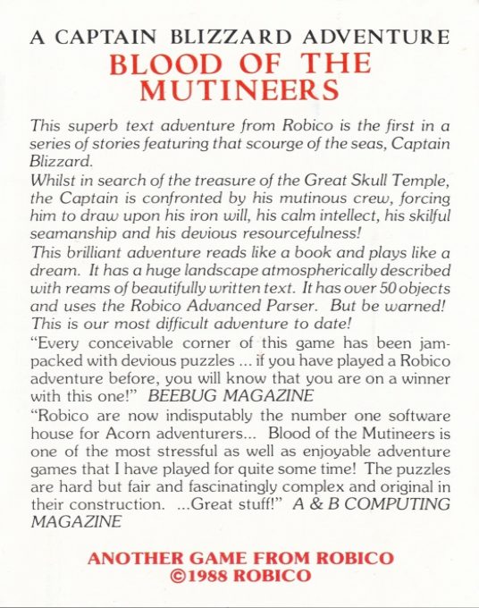 Blood Of The Mutineers - Dos